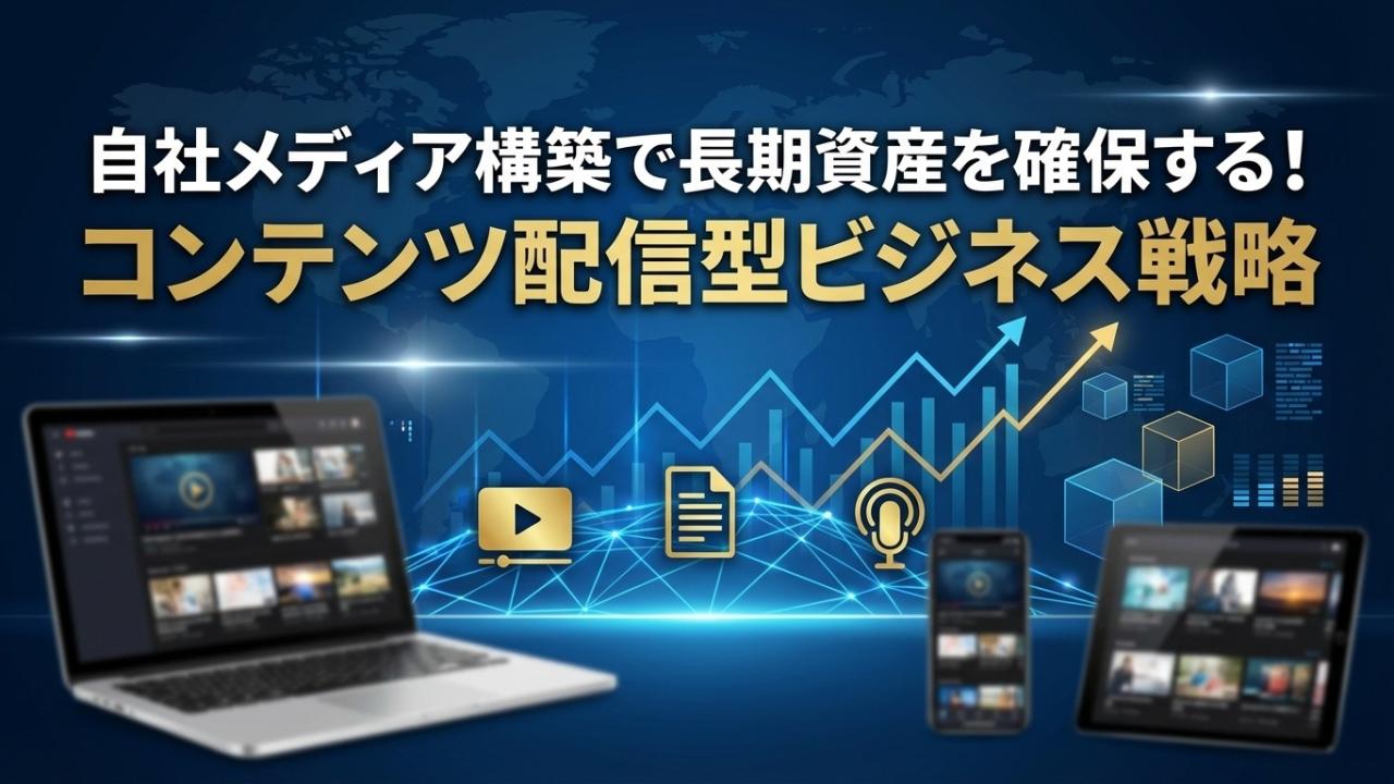 コンテンツ配信型ビジネス戦略